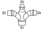WRTY管 WRTY-D1×D2×D3×D4
